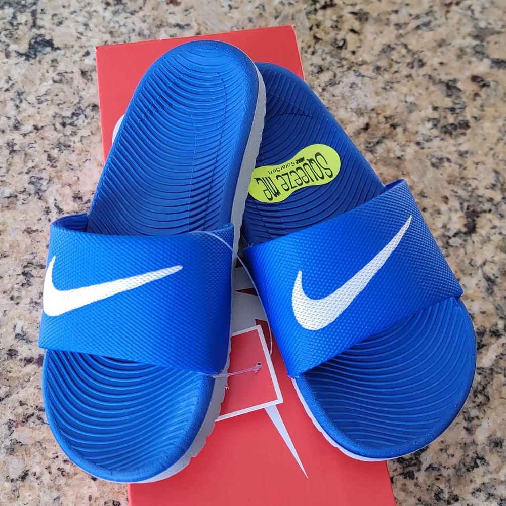 Have Size 2Y and 3Y Nike Blue Slide Sandals